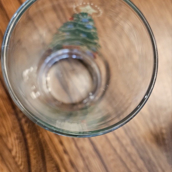 Five Vintage 1980s HOMCO Christmas Tree 8oz High Ball Glasses. - Picture 7 of 9